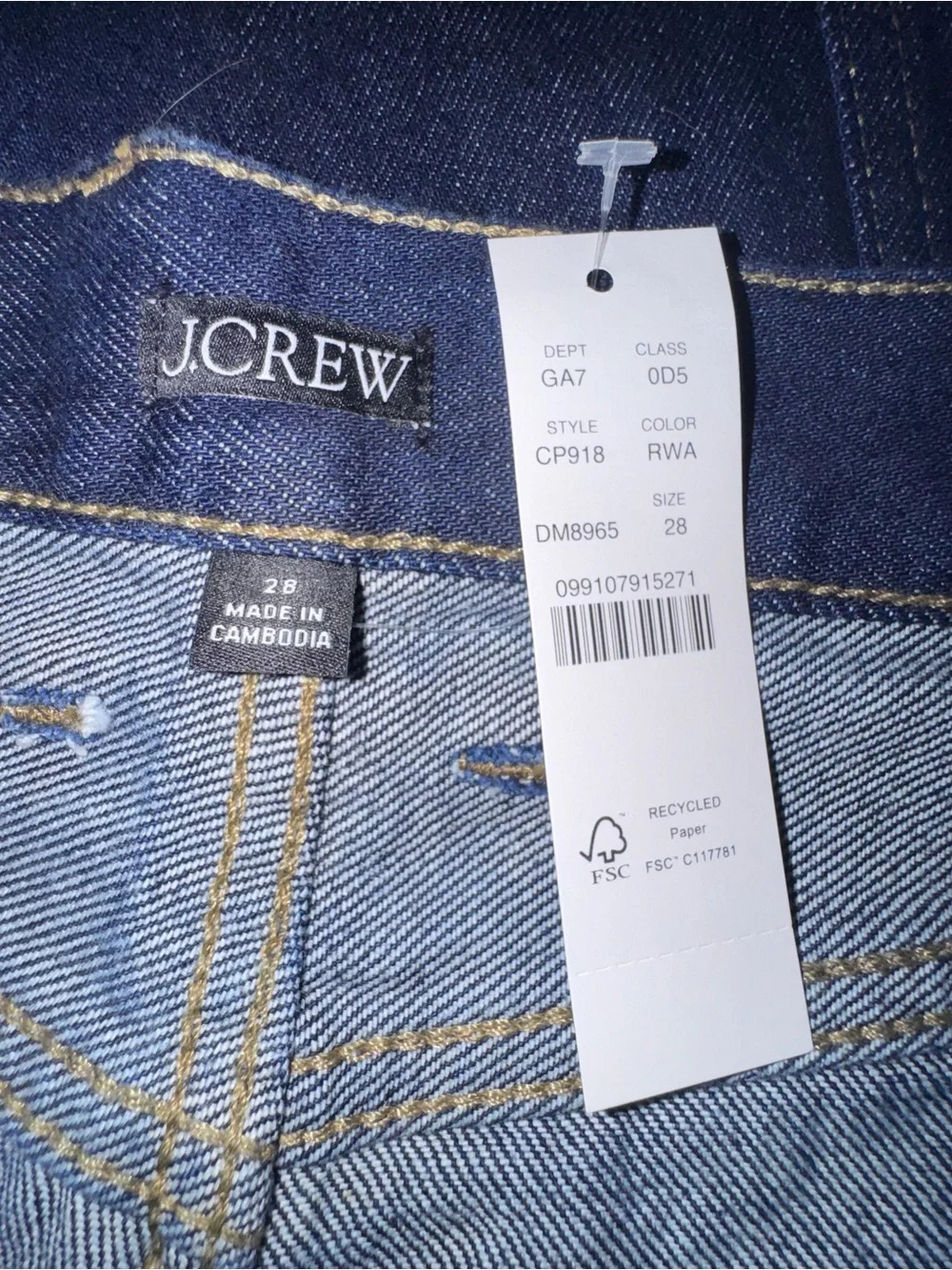 J.Crew Everyday Wide-Leg Ankle High Rise Jeans – Size 28 (NWT)